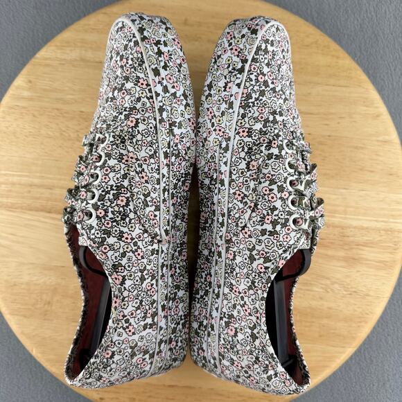 Vans Authentic Mono Floral Lace-Up Sneakers Women’s Size 9 US - Picture 5 of 8